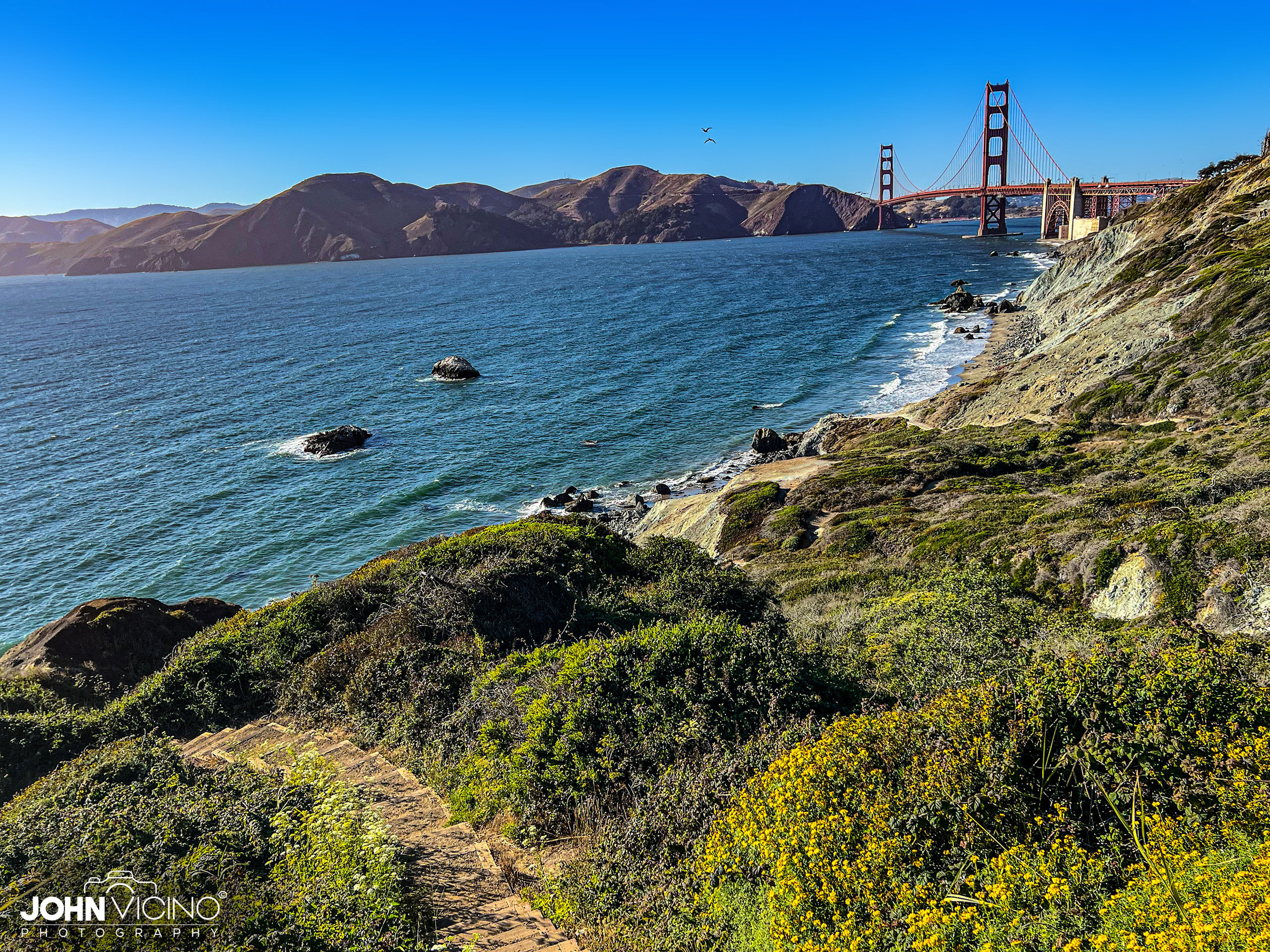 Landscape Photography  |  Bridge Photos  |  Golden Gate Bridge  |  Beach Photos
