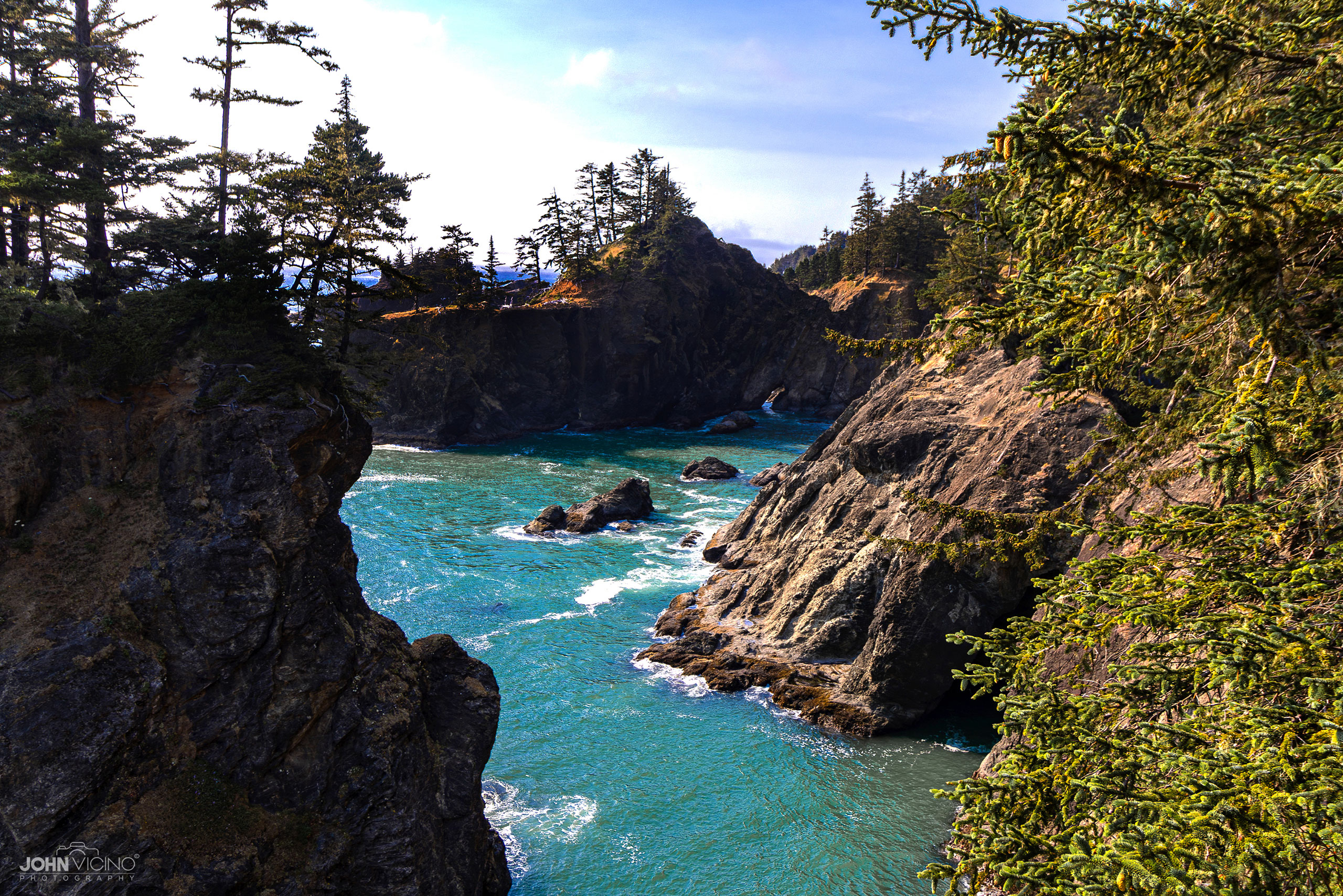 Landscape Photography | Natural Bridges | Samuel H. Boardman Scenic Corridor