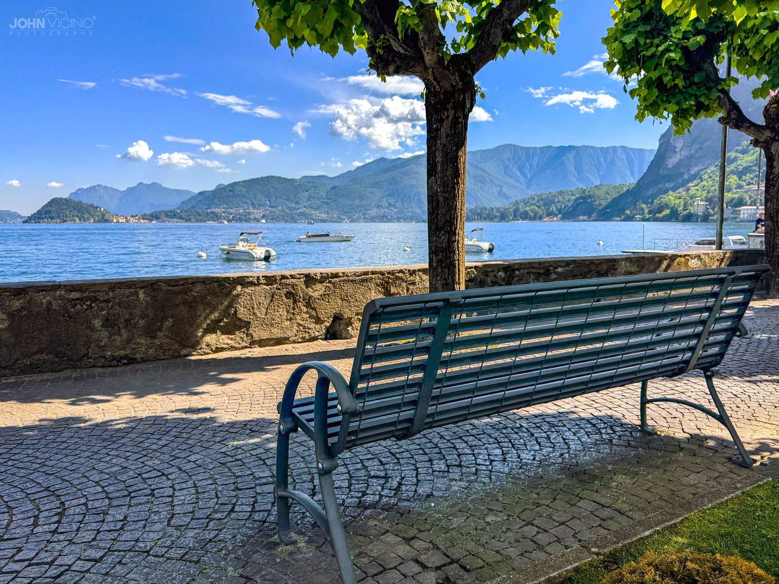 Bench Photography | Bench Photos | Lake Como | ©John J. Vicino