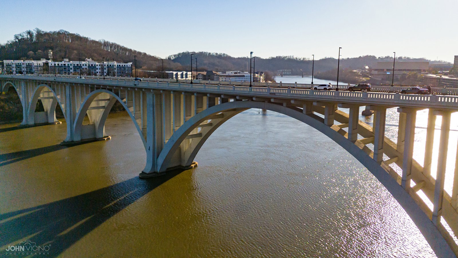 Bridge Photography | Bridge Photos | Henley Street Bridge | Knoxville, TN | ©John J. Vicino
