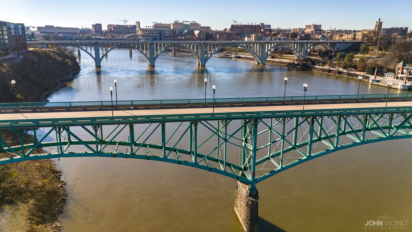 Bridge Photography | Bridge Photos | Gay Street Bridge | Henley Street Bridge | Knoxville, TN | ©John J. Vicino