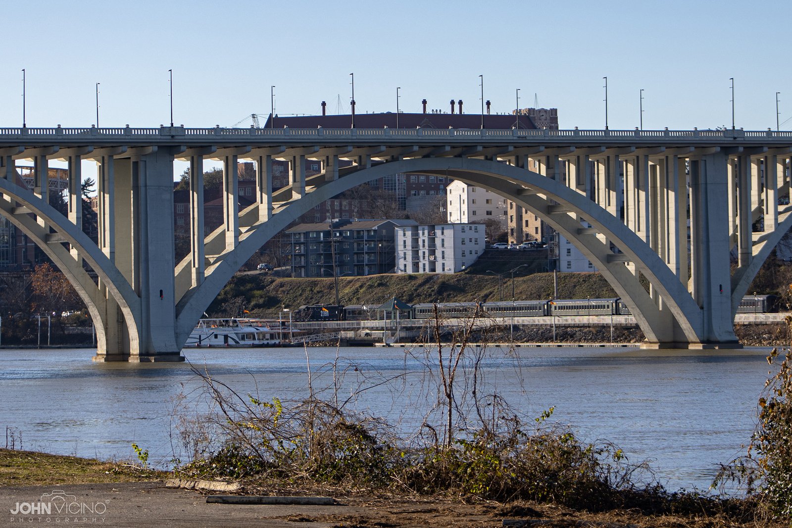 Bridge Photography | Bridge Photos | Henley Street Bridge | Knoxville, TN | ©John J. Vicino