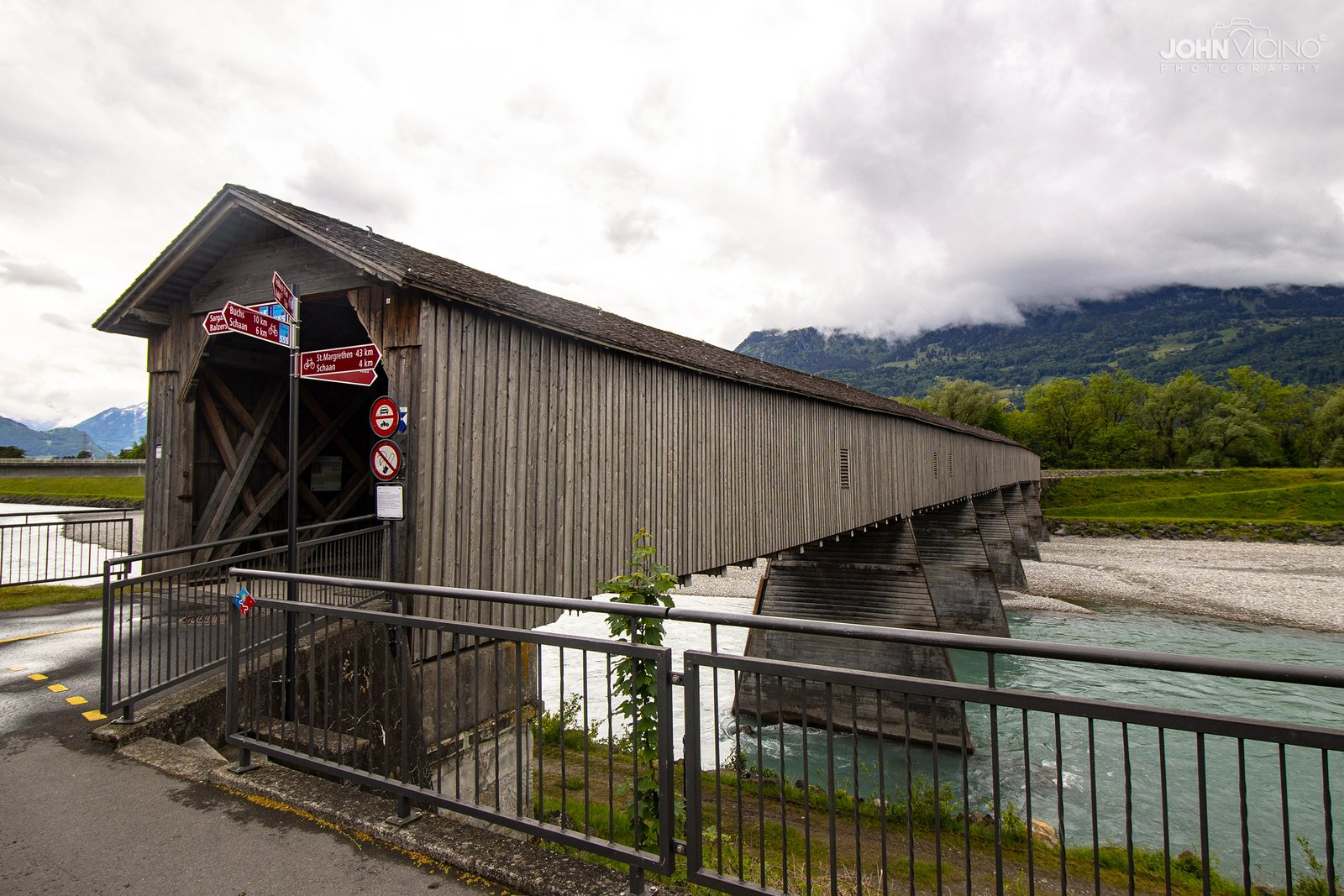 Bridge Photography | Bridge Photos | Covered Bridge | Old Rhine Bridge | ©John J. Vicino