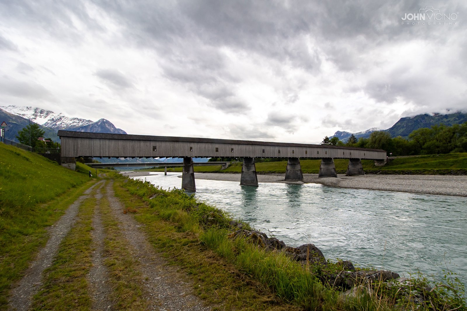 Bridge Photography | Bridge Photos | Covered Bridge | Old Rhine Bridge | ©John J. Vicino