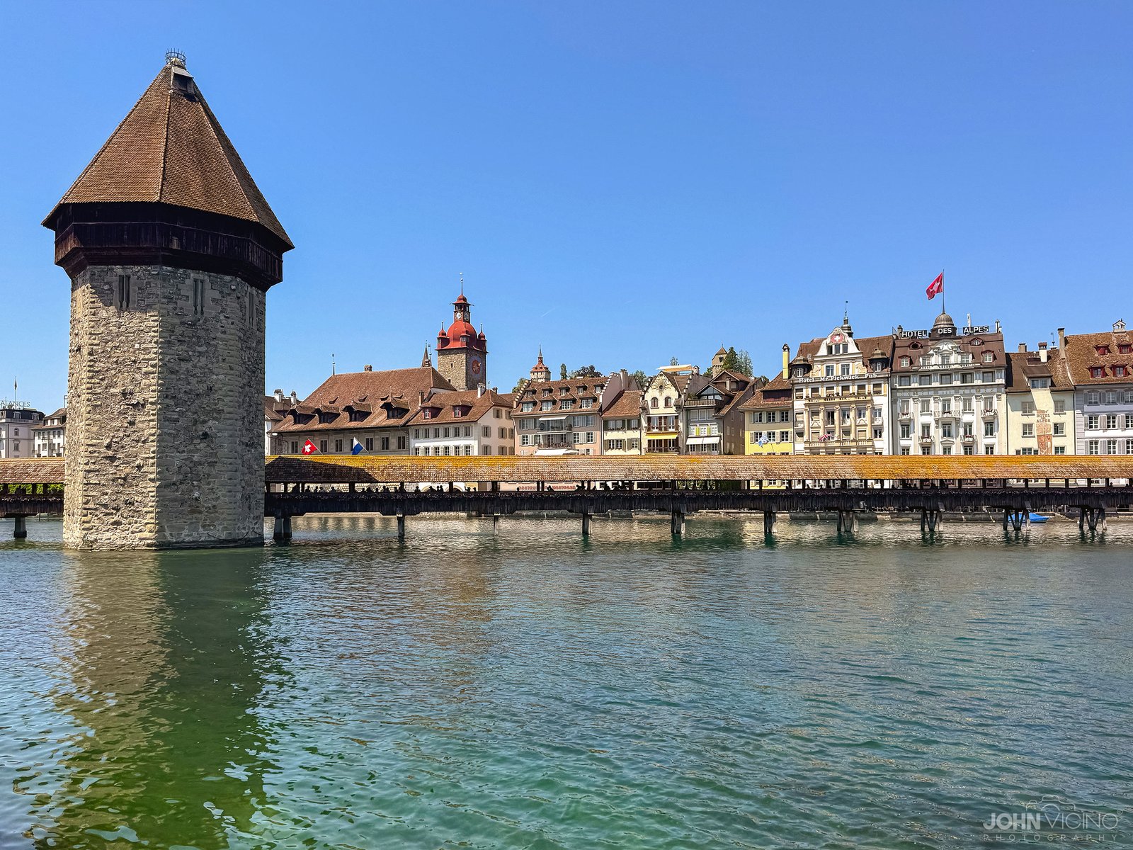 Bridge Photography | Bridge Photos | Chappel Bridge | Lucerne, Switzerland | ©John J. Vicino