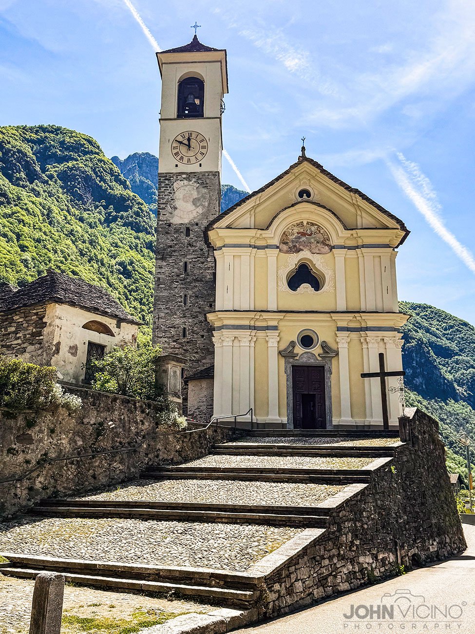 Landmark Photography | Parish Church of San Bartolomeo, Vogorno, Switzerland | ©John J. Vicino