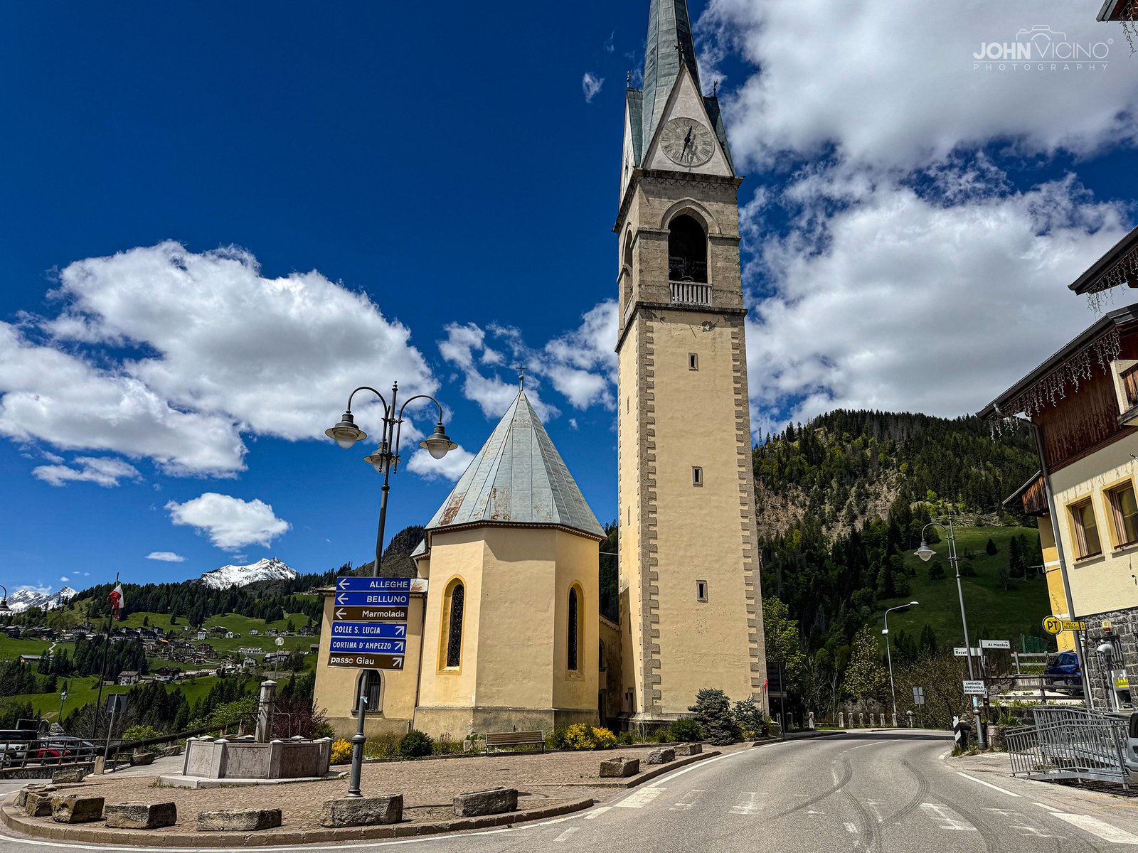 Landmark Photography | Parish Church of Saints Philip and James, Cortina d’Ampezzo, Italy | ©John J. Vicino